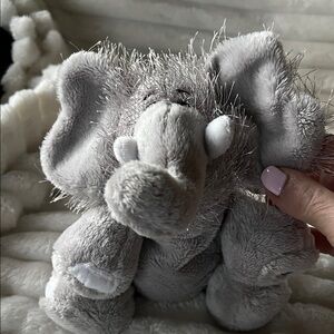 GANZ Retired Collectable Soft Gray Elephant Plush